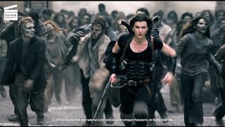 Resident Evil Afterlife Rooftop Zombies Attack HD CLIP [upl. by Pierre207]