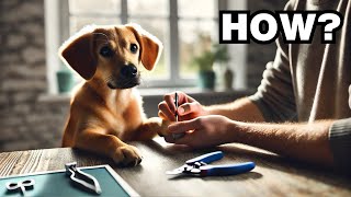 How To Trim A Dogs Nails Explained [upl. by Corny677]