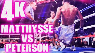 Lucas Martin Matthysse vs Lamont Peterson Highlights 4K [upl. by Accber399]