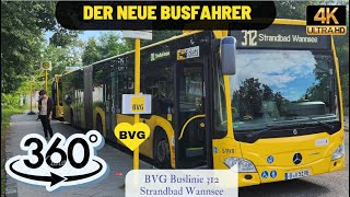 BVG 312 Strandbad Wansee [upl. by Oner]