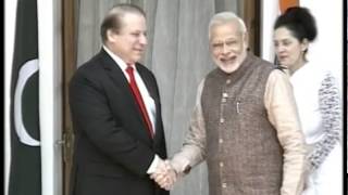 PM Shri Narendra Modi meets Pakistan PM Mr Nawaz Sharif  PMO [upl. by Khalsa]