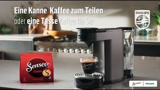 Die neue Senseo Switch HD6592 mit Crema Plus und Kaffeestärkewahl [upl. by Elcarim]