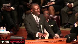 Michael Browns funeral service  August 25 2014 [upl. by Nageem]