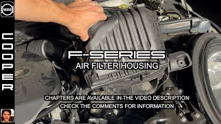 Air Intake Box  Engine Air Filter Housing  MINI Cooper  Gen 3  2014  FSeries [upl. by Ocirled89]