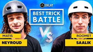 500 OHLAY BEST TRICK BATTLE 4  Matis Neyroud vs Roomet Saalik [upl. by Sidoma808]