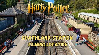 Goathland Station  Harry Potter DJI Mini 3 Pro [upl. by Inhsor]