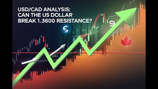 USDCAD Analysis Can the US Dollar Break 13600 Resistance [upl. by Ecnarolf]