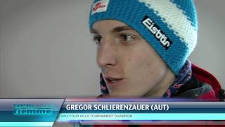 Kofler and Schlierenzauer in Val di Fiemme  Interview  FIS Ski Jumping World Cup [upl. by Jarvey496]