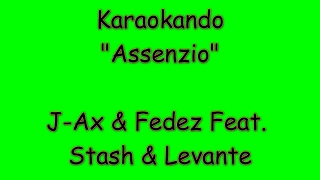 Karaoke Italiano  Assenzio  JAx e Fedez Feat Stash e Levante  Testo [upl. by Earahs]