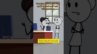 Manager wants late fee collected fyp usa duet uk animation viralvideo manager funny fy [upl. by Selima]