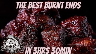 Smoke beef chuck roast burnt ends  Pit boss sportsman pellet grill [upl. by Kelsey]