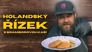 Holandský řízek s bramborovou kaší  recept na tvůj nedělní oběd [upl. by Barnard817]