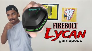 Firebolt LYCAN gamepods full detailed review  Firebolt  Mechmoze [upl. by Naujahs]