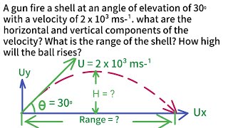 Projectile Motion question 3 [upl. by Namielus778]