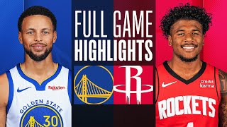 WARRIROS at ROCKETS  FULL GAME HIGHLIGHTS  October 29 2023 [upl. by Esenaj]