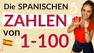 1 2 3 auf Spanisch  Spanische zahlen von 1100 lernen [upl. by Aimek652]