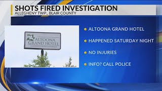 Police investigating shots fired outside of Altoona Grand Hotel [upl. by Solahcin]