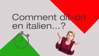 Apprendre litalien  Comment diton en italien  Je ne le sais pas [upl. by Zennie]