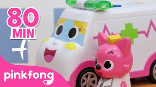 Mix  Ambulancia al Rescate y más  Súper Equipo de Rescate Pinkfong Cuentos y Canciones Infantiles [upl. by Naamana]