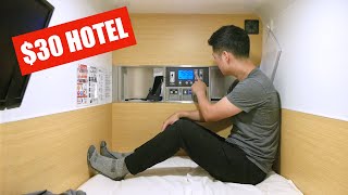 Japan Capsule Hotels  Budget Solo Travel [upl. by Lefty370]