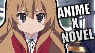 Como Arruinar um Romance Toradora  Comparação Anime x Novel [upl. by Diarmid]