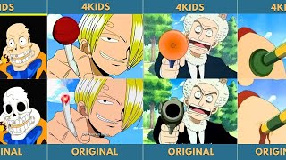 4Kids VS Original Scenes from One Piece [upl. by Nwahsuq]