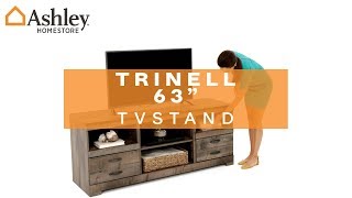 Ashley HomeStore  Trinell 63quot TV Stand [upl. by Lenoel]