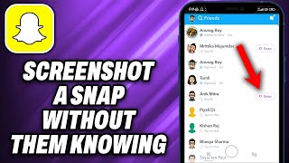 How To Screenshot a Snap Without Them Knowing 2024  Quick Help [upl. by Shoifet]