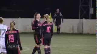 Ajax Women beat Louvain in Bene League [upl. by Ettevram]