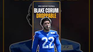 You NEED To DROP Blake Corum Now 👀  2024 Fantasy Football shorts [upl. by Gard616]