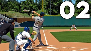 MLB 24 Road to the Show  Part 2  FIRST CAREER HOME RUNS [upl. by Atsiuqal39]