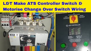 LampT Make ATS Controller amp Motorised Change Over Switch Wiring [upl. by Travers]