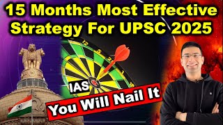 15 Months Most Effective Strategy for UPSC IAS 2025  Timetable for UPSC 2025  Gaurav Kaushal [upl. by Churchill358]