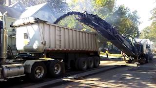 Vine Street Road Asphalt Milling in Kalamazoo Michigan [upl. by Eitsyrhc]