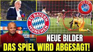 NEUE BILDER UND AUDIO DES VAR BEWEISEN DEN FEHLER SPIEL WIRD ABGESAGT nachrichten bayern münchen [upl. by Ahsanat]