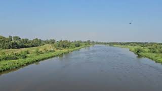 Wild camping next to the Bug river at Małkinia Poland [upl. by Abehshtab643]