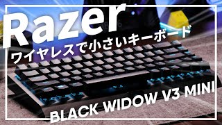 【Razer新作】ワイヤレスで小さい65キーボードが使いやすくて最高におすすめです！！【BlackWidow V3 Mini HyperSpeed】 [upl. by Enived]