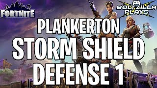 Fortnite Plankerton Storm Shield Defense 1 [upl. by Lottie45]