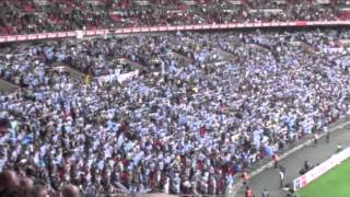 Man city do the Poznan at Wembley [upl. by Islek]