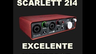 Focusrite  Scarlett 2i4 audio interface opinión  problema Windows resuelto español [upl. by Aikit998]