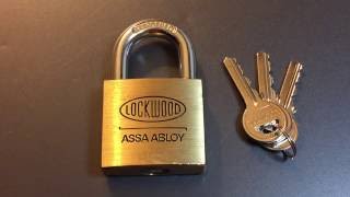 286 Lockwood 12050 Padlock Picked [upl. by Elylrac798]