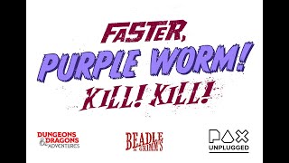 Faster Purple Worm Kill Kill Live Show at PAX UNPLUGGED 2023 [upl. by Cicily]