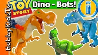 Imaginext DINOBOTS Toy Review with Surprise Eggs [upl. by Bear]