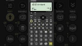 Solving A Quadratic Equation using the Solver feature on a Casio Classwiz fx991CW Calculator [upl. by Prescott]