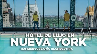 Hotel de lujo en Nueva York y Burger Joint la Hamburguesería clandestina [upl. by Aletta]