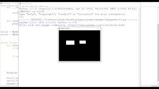 Creating Rects in Pygame  Collision Detection [upl. by Idroj]