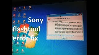 how to fix experia flashtool error [upl. by Teplitz]