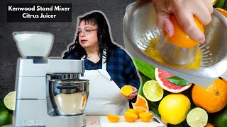 Kenwood Stand Mixer Attachment Citrus Juicer  Cooking Chef 7 Quart [upl. by Nollie]