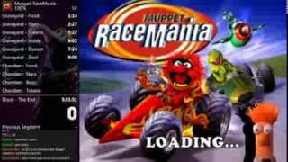 Muppet RaceMania 100 Speed Run World Record in 52208 [upl. by Ahcsap]