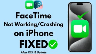 How to Fix Face Time Not Working on iPhone in iOS 18 Update 2024 [upl. by Luwana]